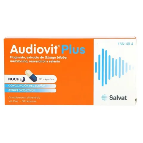 Salvat Audiovit Plus Noche 30 Cápsulas – imagen 1