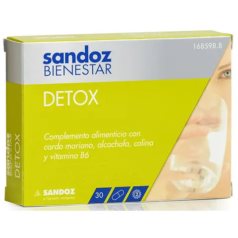 SANDOZ BIENESTAR Detox 30cáps – imagen 1