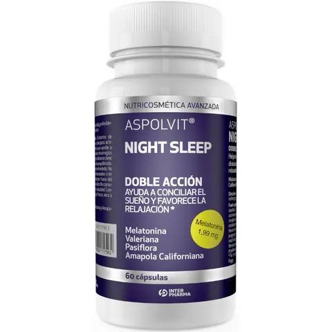 ASPOLVIT Night Sleep 60 caps – imagen 1