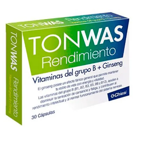 Ton Was Rendimiento 30 Cápsulas – imagen 1