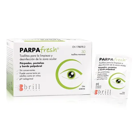 Brill pharma parpafresh 30 toallitas – imagen 1