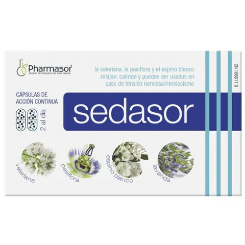 Pharmasor Sedasor Acción Continua 30 Cápsulas – imagen 1