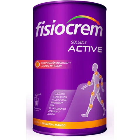 Fisiocrem Active Colágeno Naranja-Mango 480g – imagen 1