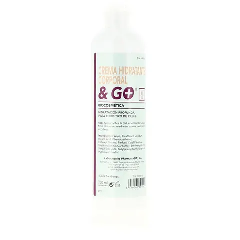 Crema Hidratante Corporal & Go 750ml – imagen 1