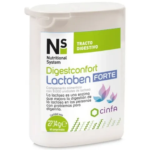 NS Digestconfort Lactoben Forte 60 Comprimidos – imagen 1