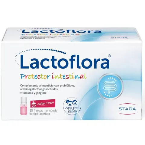 Lactoflora protec intestinal niños 10 frascos 7 ml – imagen 1