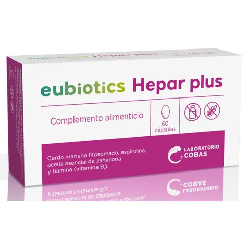 Eubiotics Hepar Plus 60 Cápsulas – imagen 1