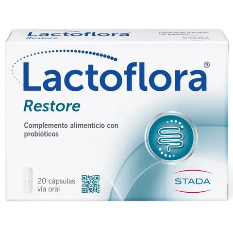 Lactoflora Probiótico Restore Equilibrio Intestinal 20 Cápsulas – imagen 1