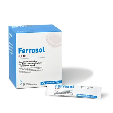 Ferrosol Flash 30 sobres – imagen 1