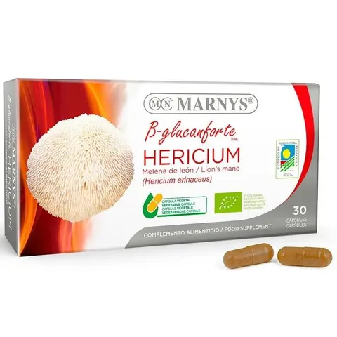 Marnys B-glucanforte Hericium BIO 30 caps – imagen 1