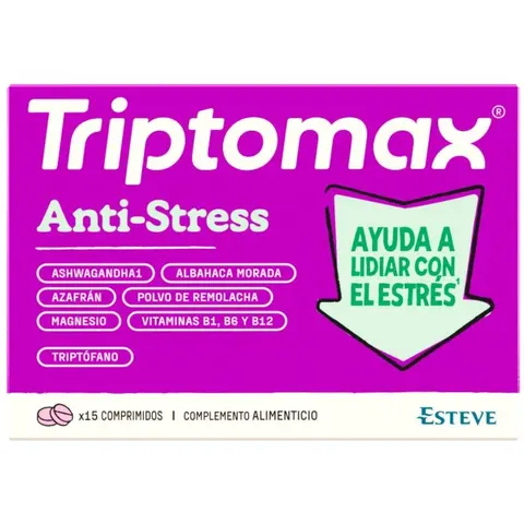 Triptomax Anti-Stress 15 Comprimidos – imagen 1