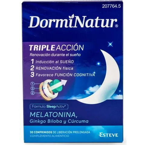 DormiNatur Triple Acción 30 Comprimidos – imagen 1