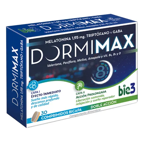 Bie3 Dormimax 30 Comprimidos Bicapa – imagen 1