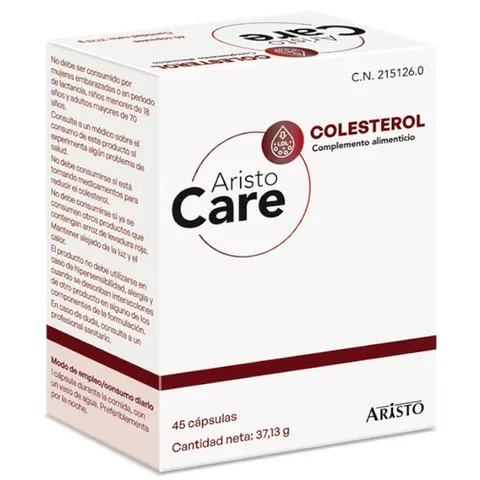 Aristo Care Colesterol 45 Cápsulas – imagen 1