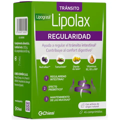 Lipograsil Lipolax Regularidad 45 Comprimidos – imagen 1