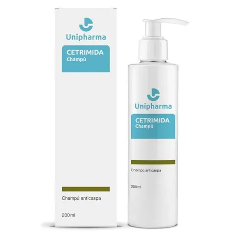 Unipharma Cetrimida Champú 200 ml – imagen 1