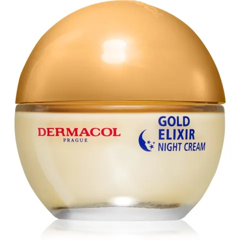 Dermacol Gold Elixir rejuvenating night cream with caviar 50 ml – image 1