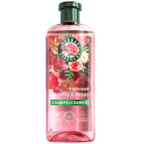 Herbal Essence Champú Suavidad Rosas 350 ml – imagen 1