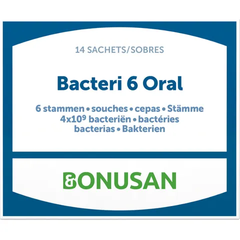 Bonusan Bacteri 6 Oral 14 Sobres – imagen 1
