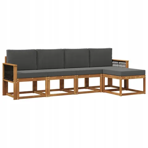 vidaXL Ensemble de canapés d'extérieur 5 pc 5 place – 682222 – image 1