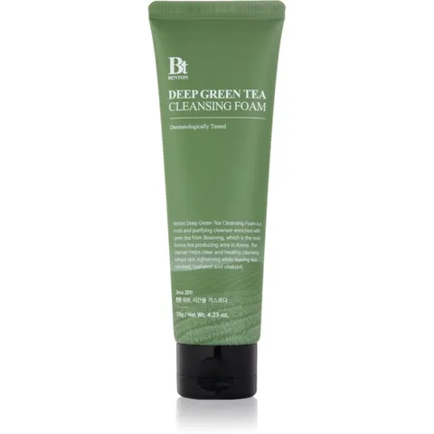 Benton Deep Green Tea cleansing foam 120 gr – immagine 1