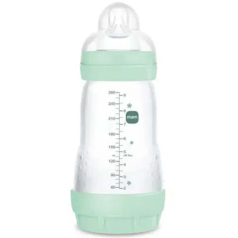 Mam biberon anti-colic 260ml azul – imagen 1