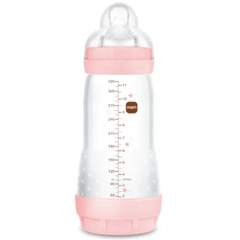 Mam biberon anti-colic 320ml rosa – imagen 1