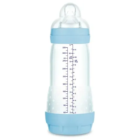 Mam biberon anti-colic 320ml matt azul – imagen 1