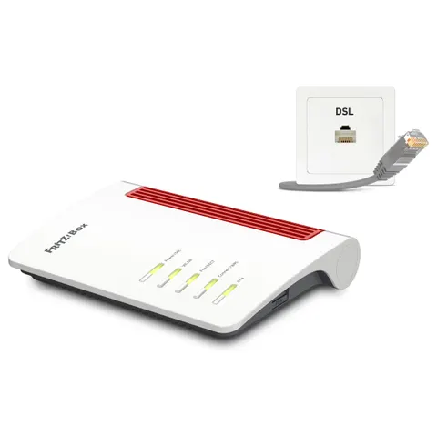 FRITZ Box 7530 AX Router – Weiß – Bild 1