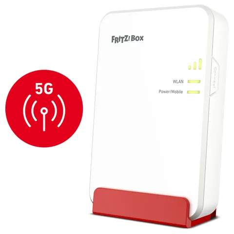 FRITZ Box 6860 5G Mobiler Router – Weiß – Bild 1