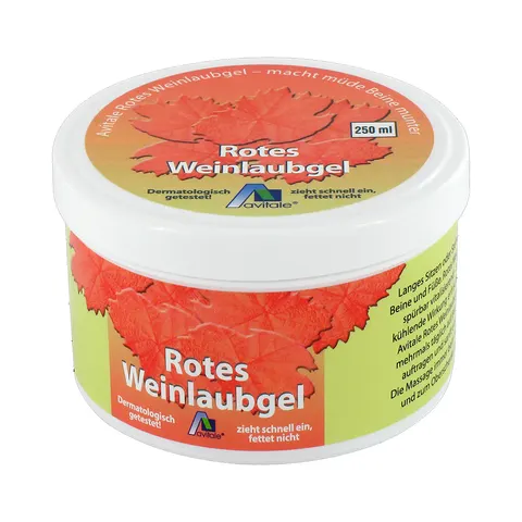 Avitale Rotes Weinlaub Gel – Bild 1