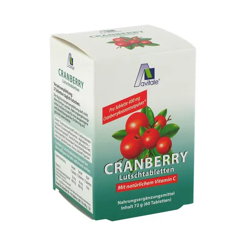 Avitale Cranberry Lutschtabletten – Bild 1