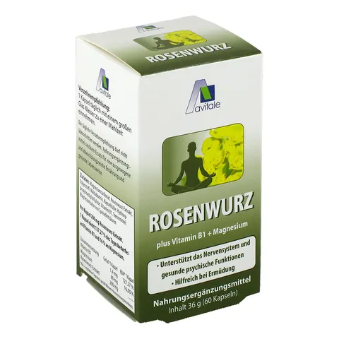Avitale Rosenwurz Kapseln 200 mg – Bild 1