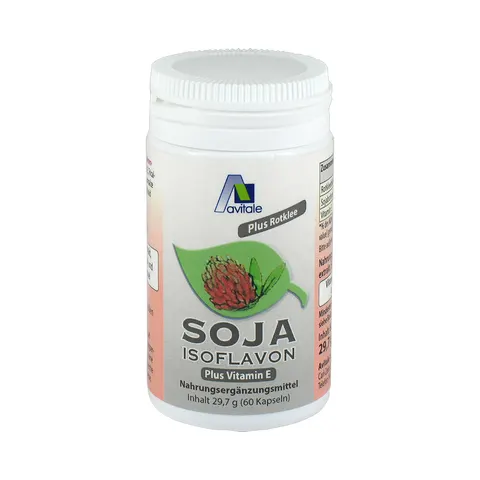 Avitale Soja Isoflavon Kapseln 60 mg + E – 591009 – Bild 1