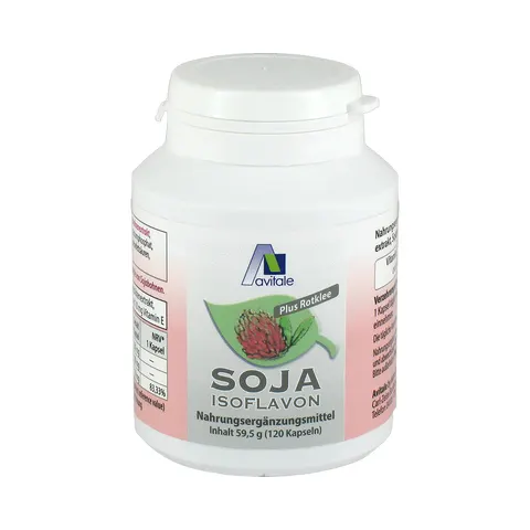 Avitale Soja Isoflavon Kapseln 60 mg + E – 591054 – Bild 1