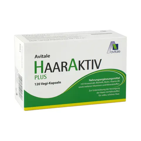 Avitale Haaraktiv Plus Vegi Kapseln – Bild 1