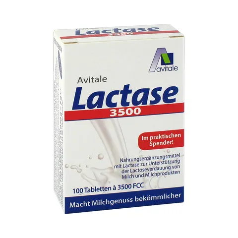 Avitale Lactase 3500 FCC 100 St Tabletten – Bild 1