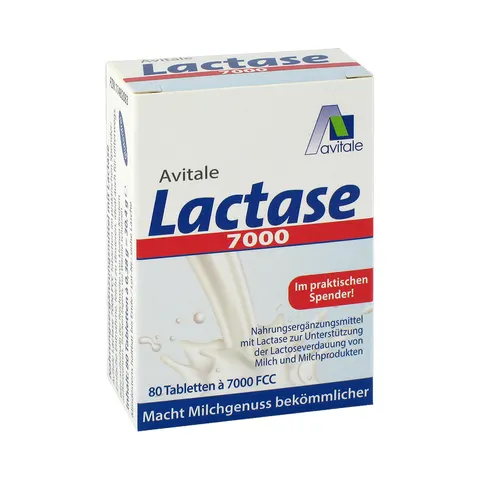 Avitale Lactase 7.000 Fcc Tabletten im Spender – Bild 1