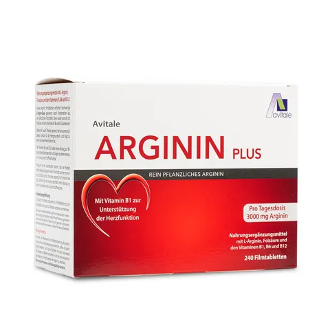 Avitale ARGININ PLUS 240 St Filmtabletten – Bild 1