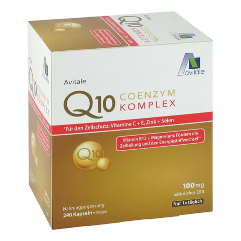 Avitale COENZYM Q10 KOMPLEX 240 St Kapseln – Bild 1
