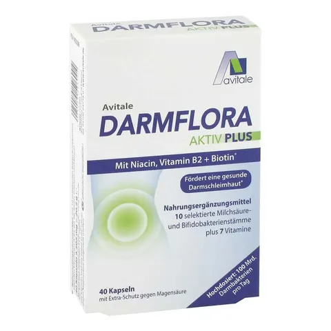 Avitale DARMFLORA AKTIV PLUS 40 St Kapseln – Bild 1