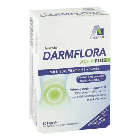 Avitale DARMFLORA AKTIV PLUS 80 St Kapseln – Bild 1
