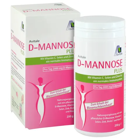 D-Mannose Plus 2000 mg mit Vitamine und Mineralstoffe Pulver – Bild 1