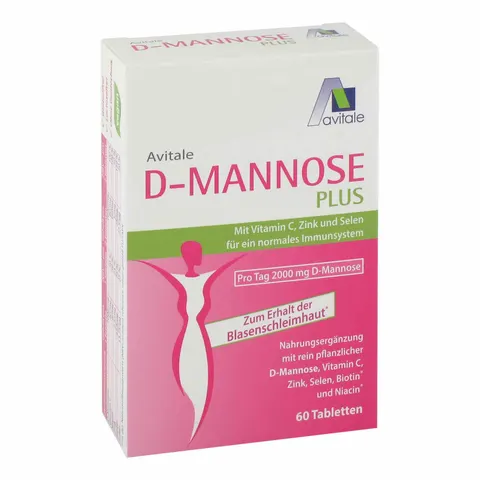 Avitale D-MANNOSE PLUS 60 St Tabletten – Bild 1