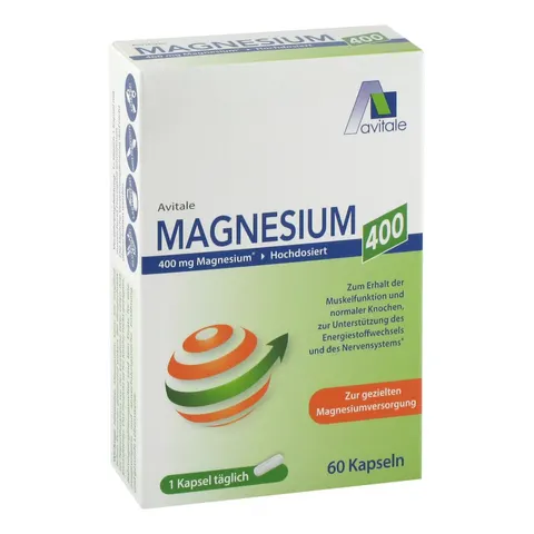 Avitale Magnesium 400 Mg Kapseln – 597407 – Bild 1
