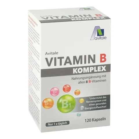 Avitale Vitamin B Komplex Kapseln 120 St – Bild 1