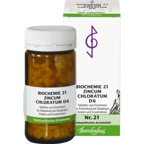 Biochemie 21 Zincum chloratum D6 Tabletten – Bild 1