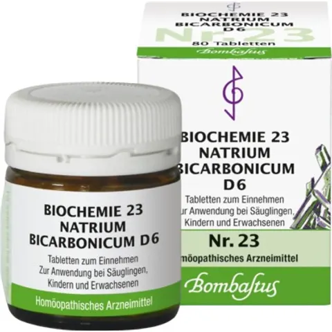 Bombastus Biochemie 23 Natrium bicarbonicum D6 Tabletten – Bild 1