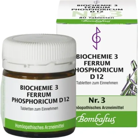 Bombastus Biochemie 3 Ferrum phosphoricum D12 Tabletten – Bild 1