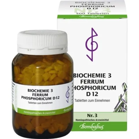 Biochemie 3 Ferrum phosphoricum D12 Tabletten – Bild 1